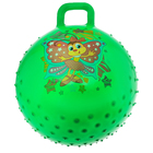 Мяч прыгун с ручкой массажный "Бабочка", d=55 см, 420 г, МИКС - Фото 2
