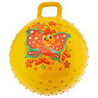 Мяч прыгун с ручкой массажный "Бабочка", d=55 см, 420 г, МИКС - Фото 4