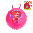 Мяч прыгун с рожками массажный "Собачка Гав" d=65 см, 600 гр, цвета микс - Фото 5