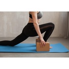 Блок для йоги Sangh, 15×22×7 см, пробка - Фото 11