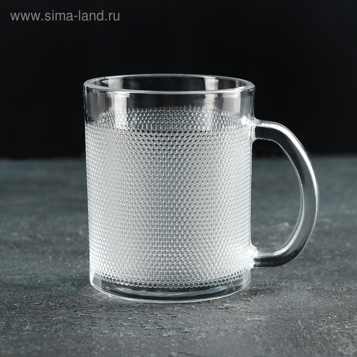 Кружка стеклянная «Доменик», 300 мл - Фото 1