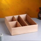 Ящик деревянный 34.5×30×10 см подарочный комодик - фото 9846160