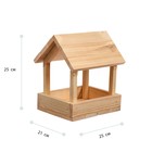 Kopмушка для птиц, 25 × 21 × 25 см, Greengo - Фото 3