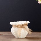 Корзина декоративная "Эко-лайф" ваза 10х11,5х11,5 см - Фото 1