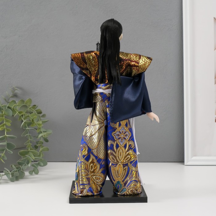 Кукла коллекционная "Самурай с мечом" 30х12,5х12,5 см - фото 1899569438