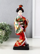 Кукла коллекционная «Гейша с веером», 27×9.5×9.5 см, МИКС - Фото 2