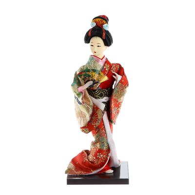 Кукла коллекционная «Гейша с веером», 27×9.5×9.5 см, МИКС