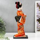 Кукла коллекционная «Гейша с музыкальным инструментом», 32×12.5×12.5 см - Фото 2