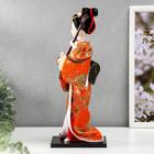 Кукла коллекционная «Гейша с музыкальным инструментом», 32×12.5×12.5 см - Фото 4