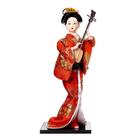 Кукла коллекционная «Гейша с музыкальным инструментом», 32×12.5×12.5 см - Фото 6