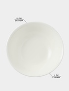 Тарелка глубокая Доляна White Label, 950 мл, d=20 см, фарфор, белая - Фото 2