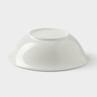 Тарелка глубокая Доляна White Label, 950 мл, d=20 см, фарфор, белая - Фото 3