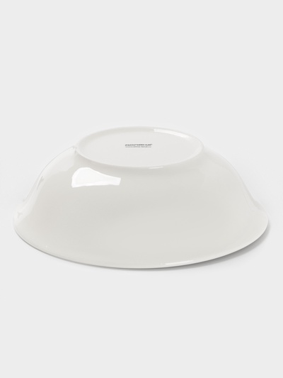 Тарелка глубокая Доляна White Label, 1.5 л, d=22.5 см, фарфор, белая