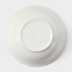 Тарелка фарфоровая глубокая Доляна White Label, 1500 мл, d=22,5 см, цвет белый - Фото 4