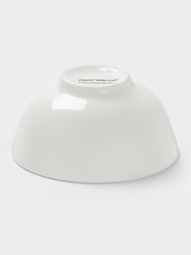 Салатник толстостенный Доляна White Label, 170 мл, d=10 см, фарфор, белый