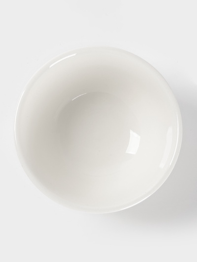 Салатник толстостенный Доляна White Label, 170 мл, d=10 см, фарфор, белый