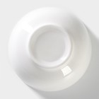 Салатник фарфоровый Доляна White Label, 400 мл, d=12,5 см, цвет белый - Фото 4