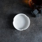 Пепельница Magistro «Бланш», d=8.7 см, фарфор, белая - Фото 5