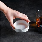 Пепельница Magistro «Бланш», d=8.7 см, фарфор, белая - Фото 7