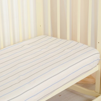 Наматрасник 60×120 см, клапан 25 см, борт 5 см, хлопок