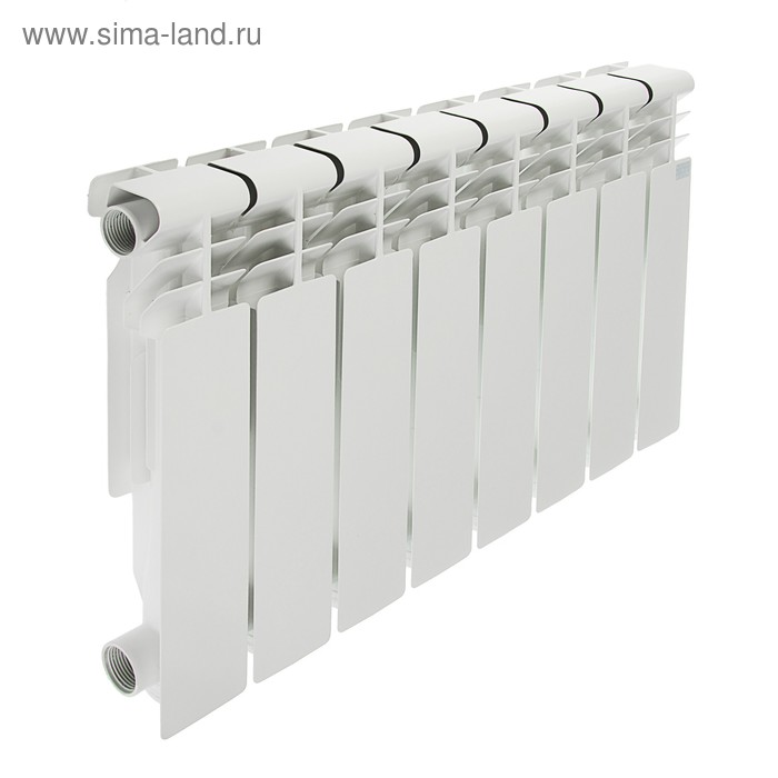 Радиатор алюминиевый STI, 350 х 80 мм, 8 секции - Фото 1