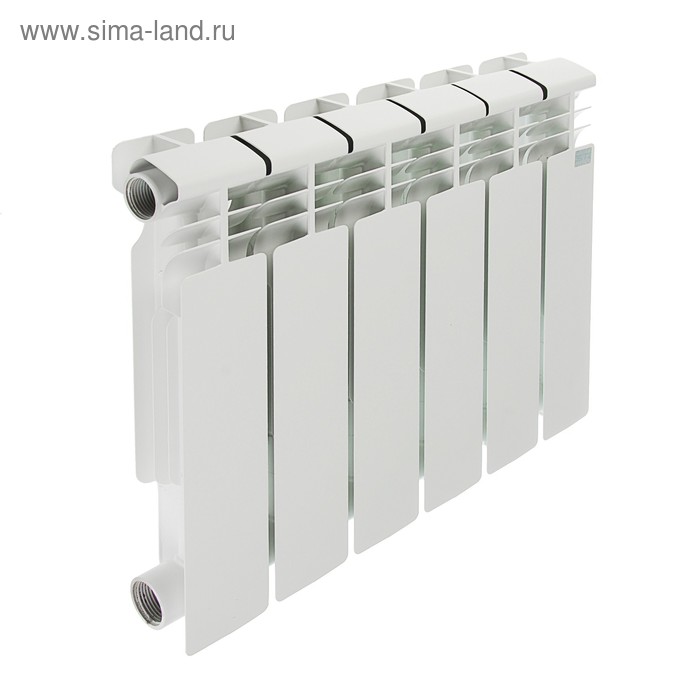 Радиатор биметаллический STI, 350 х 80 мм, 6 секций - Фото 1