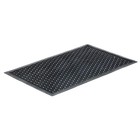 Коврик придверный резиновый «Тире», 40×60 см, цвет чёрный - Фото 4