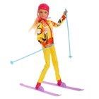 Кукла-модель шарнирная «София» на лыжах, с аксессуарами, МИКС - Фото 2