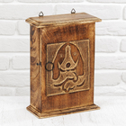 Ключница дерево "Пёсик" 8х18х28 см - Фото 1