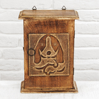 Ключница дерево "Пёсик" 8х18х28 см - Фото 4