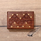 Шкатулка «Волна», 15×10×6 см, дерево - Фото 3