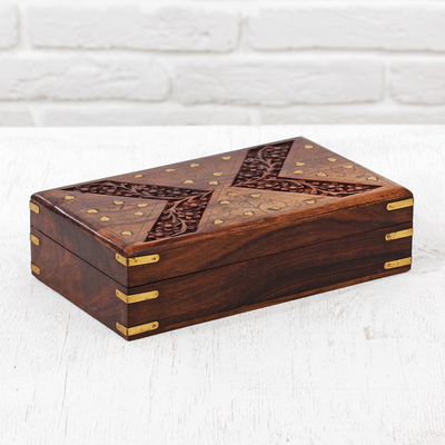 Шкатулка «Направление», 15×25.5×7 см, дерево