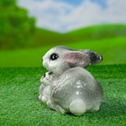 Садовая фигура "Зайка с зайчонком" 14х8х7см - Фото 2