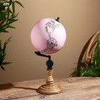 Сувенир глобус «Розовый», 20.3×20.3×37 см - Фото 2