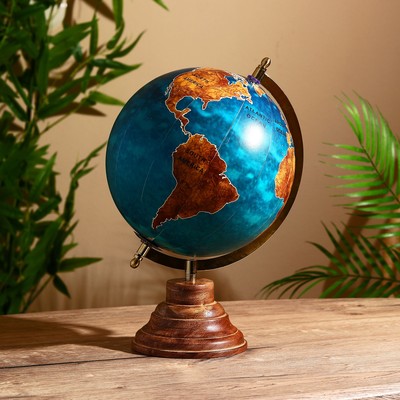 Сувенир глобус "Морской" 22х22х30 см