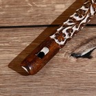 Флейта «Узор», дерево, 33×2×2 см - Фото 2
