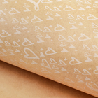 Бумага упаковочная крафтовая Love, 50 × 70 см - Фото 1