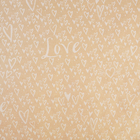 Бумага упаковочная крафтовая Love, 50 × 70 см - Фото 2