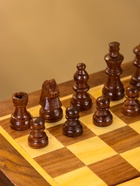 УЦЕНКА Шахматы, 25×25×4 см, дерево шишам - Фото 3
