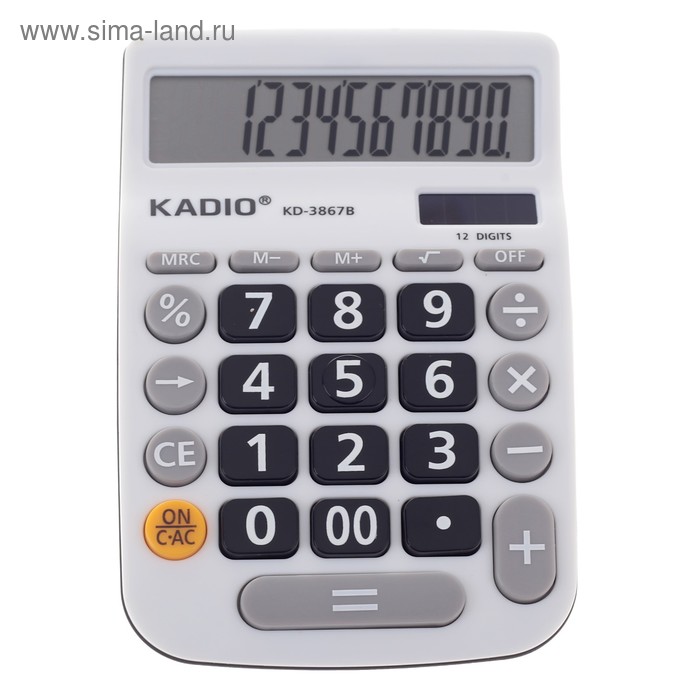 Калькулятор настольный, 12 - разрядный, 3867B - Фото 1