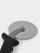 Нож для пиццы и теста Доляна, 23.5 см, d=10 см, толщина лезвия 1 мм, чёрный - Фото 2