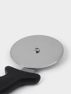 Нож для пиццы и теста Доляна, 23.5 см, d=10 см, толщина лезвия 1 мм, чёрный 1029761