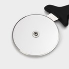 Нож для пиццы, диск 10 см, толщина лезвия 1 мм - Фото 3