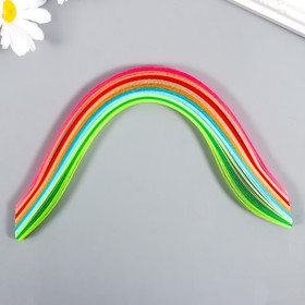 Полоски для квиллинга "Цветные" набор 160 полосок ширина 0,9 см длина 25 см МИКС