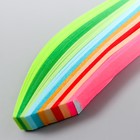 Полоски для квиллинга "Цветные" набор 160 полосок ширина 0,9 см длина 25 см МИКС - Фото 3