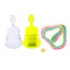 Полоски для квиллинга "Гитара" набор 72 полоски ширина 1 см длина 25 см МИКС 10х5,5х2,5 см - Фото 2