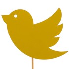 Топпер «Птичка», жёлтый, 7,5х6 см - Фото 1