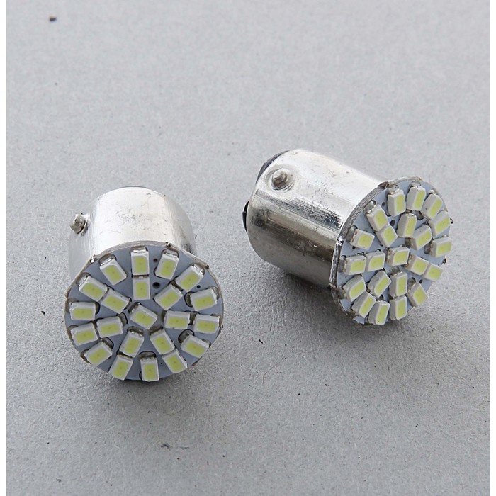 Автолампа светодиодная Luazon 1157 (P21/5W, S25, BAY15D), 22 SMD-1210 - Фото 1