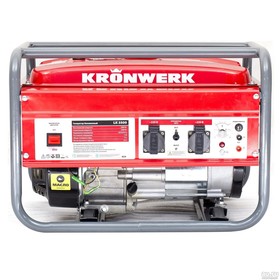

Генератор KRONWERK LK 2500, бензиновый, 2.2 кВт, 220 В, бак 15 л, ручной старт