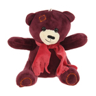 Мягкая игрушка "Медведь с шарфом", 17 см, МИКС - Фото 1